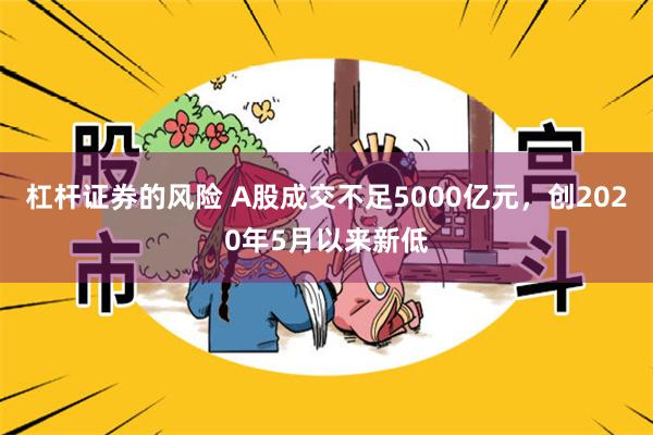 杠杆证券的风险 A股成交不足5000亿元，创2020年5月以来新低