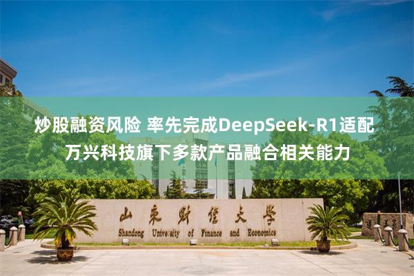 炒股融资风险 率先完成DeepSeek-R1适配 万兴科技旗下多款产品融合相关能力